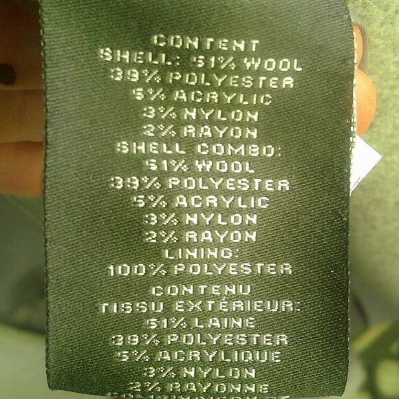 VINCE CAMUTO NWOT Grey Double-Breasted Peacoat XS - Picture 14 of 16